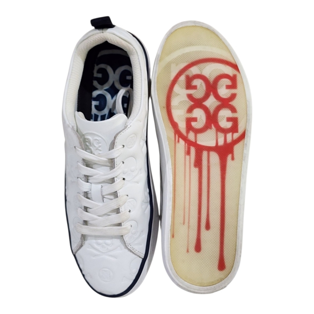G/FORE White Sneakers with Red Sole - Picture 4 of 16